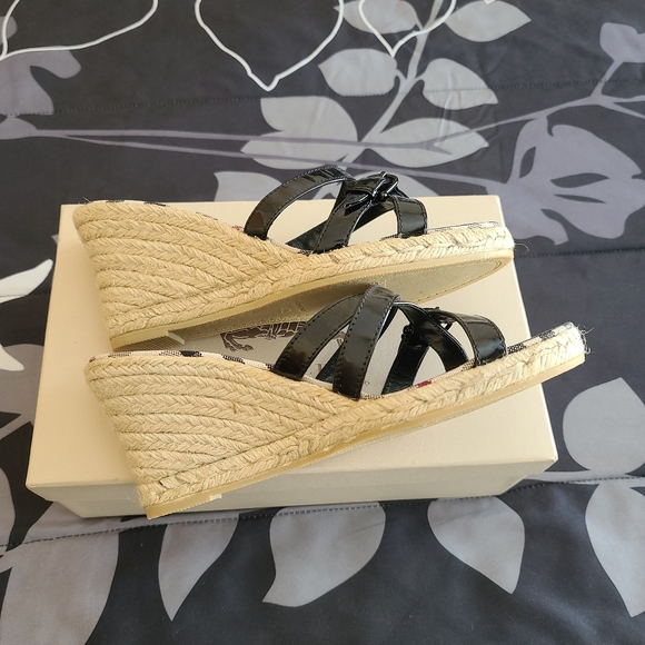 Burberry Wedge Sandal (NWOT) - Picture 5 of 13
